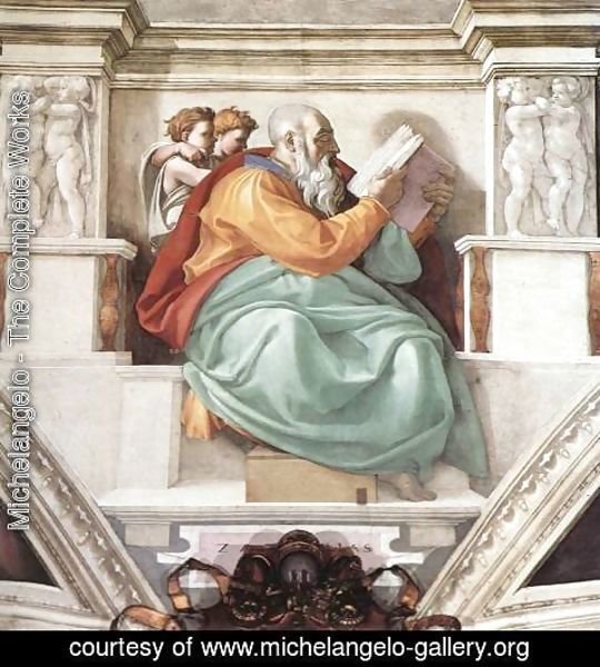Michelangelo - Zechariah 1509