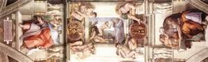 Michelangelo - The fifth bay of the ceiling 1508-12